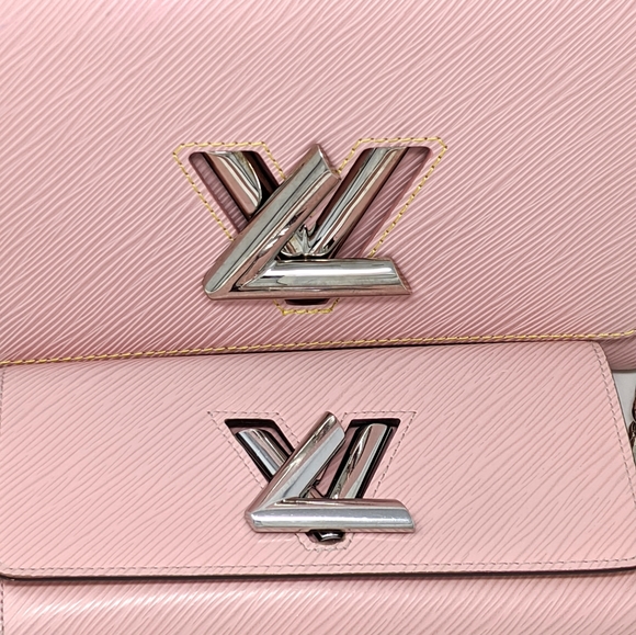🎉HPx4 Louis Vuitton Pink Bag Twist Rose Ballerine MM Set! Sold out! - Picture 9 of 14